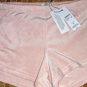 UGG Pink Blush Ladies Velour Shorts - NWT - Size XL